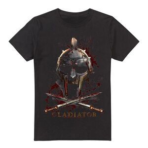 Gladiator Mens Helmet T-Shirt / Black